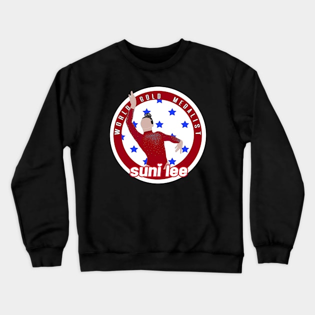 Team Suni Lee Crewneck Sweatshirt by jordynslefteyebrow